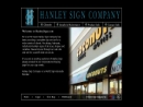 Hanley Sign Co. Inc.'s Website